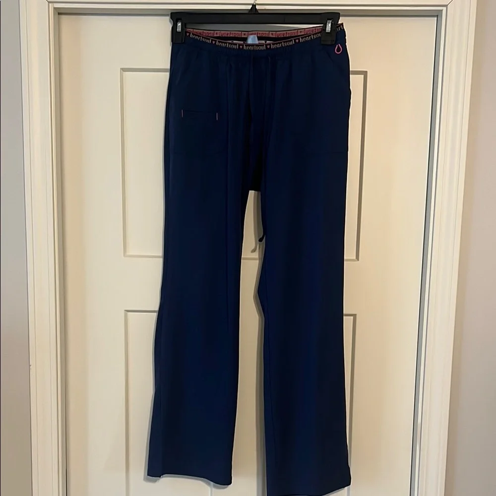 HeartSoul Women's Navy Blue Scrub SET - Picture 3 of 4